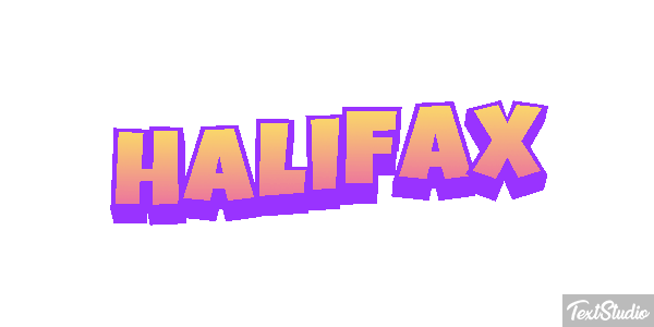 Halifax Текстовый эффект