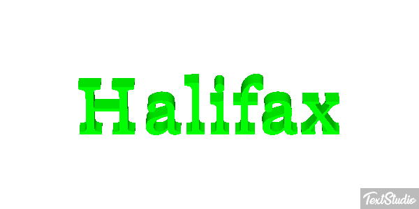 Halifax Текстовый эффект