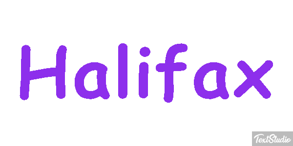 Halifax Текстовый эффект