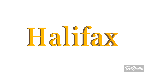 Halifax Текстовый эффект