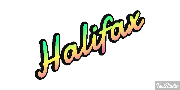 Halifax Текстовый эффект