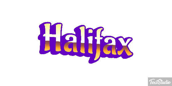 Halifax Текстовый эффект