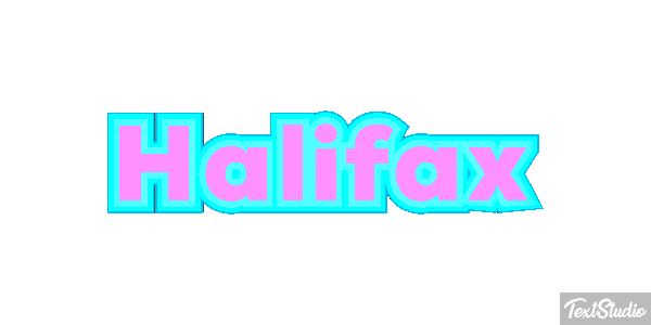 Halifax Текстовый эффект