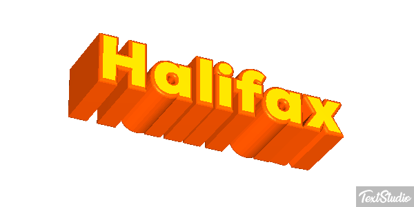 Halifax Текстовый эффект