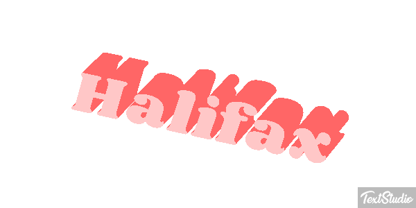 Halifax Текстовый эффект