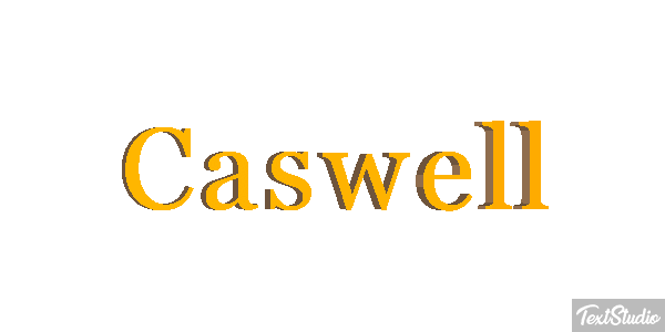 Caswell Texteffekt
