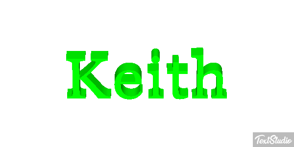 Keith Texteffekt