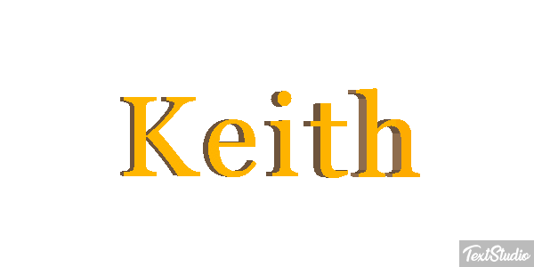 Keith Texteffekt