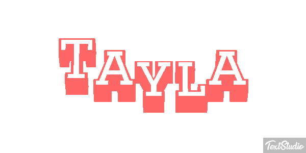 Tayla Text effect