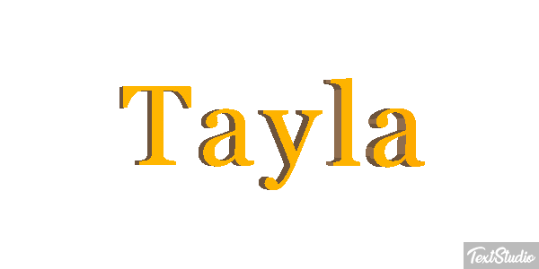 Tayla Text effect