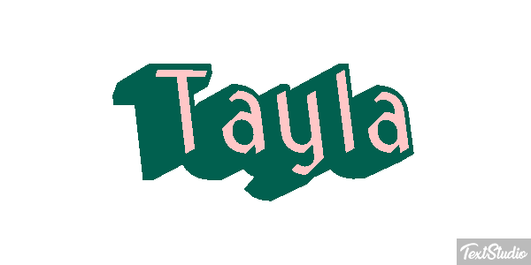 Tayla Text effect