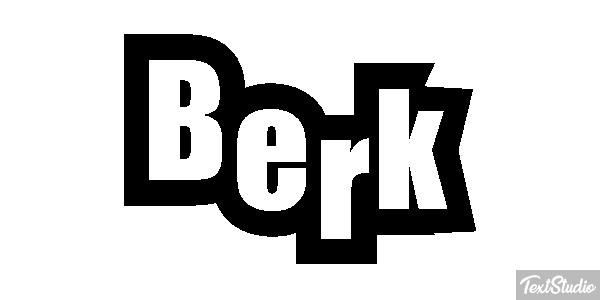 Berk Text effect