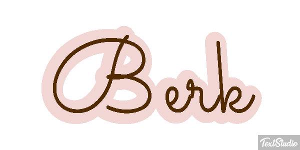 Berk Text effect