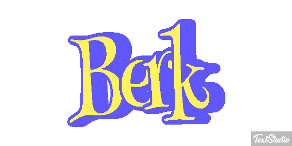 Berk Text effect