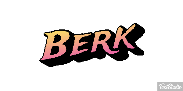Berk Text effect