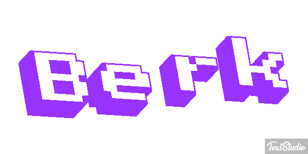 Berk Text effect