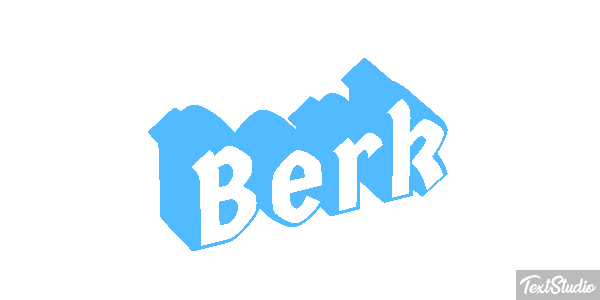 Berk Text effect