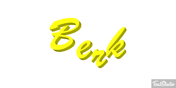 Berk Text effect