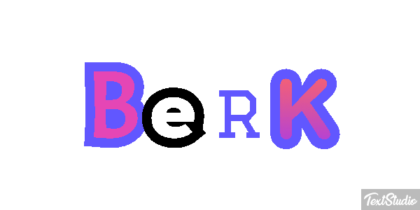 Berk Text effect