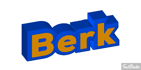 Berk Text effect