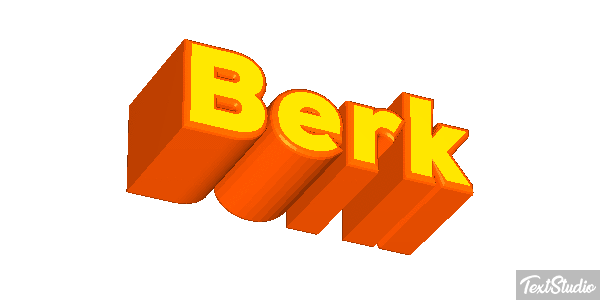 Berk Text effect
