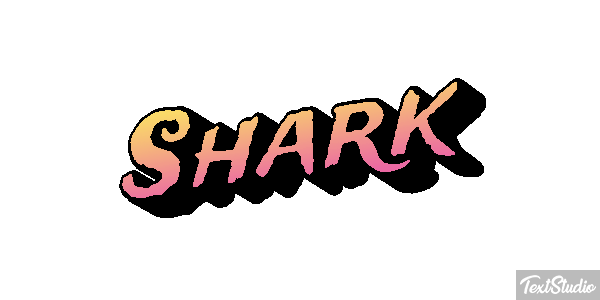 Shark Text effect
