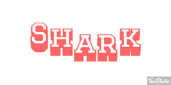 Shark Text effect