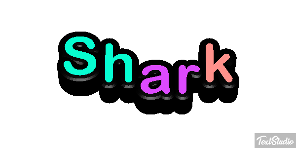 Shark Text effect
