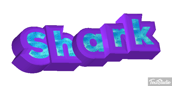 Shark Text effect
