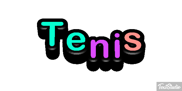 Tenis Efekt tekstowy