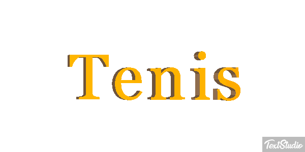 Tenis Efekt tekstowy