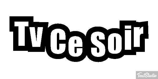 Tv Ce Soir Efeito do texto