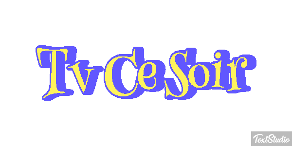 Tv Ce Soir Efeito do texto