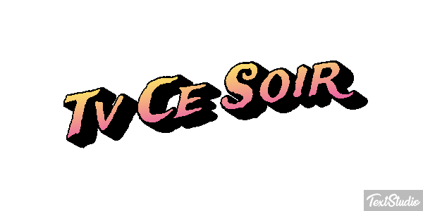 Tv Ce Soir Efeito do texto