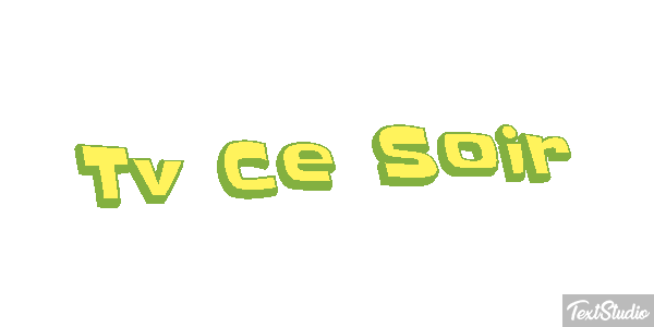 Tv Ce Soir Efeito do texto