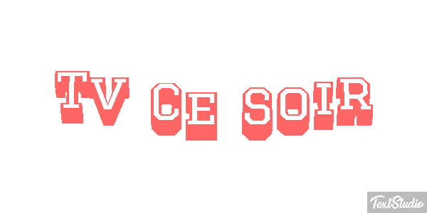 Tv Ce Soir Efeito do texto