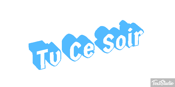 Tv Ce Soir Efeito do texto