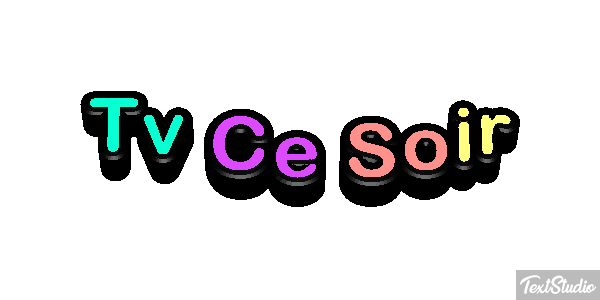 Tv Ce Soir Efeito do texto
