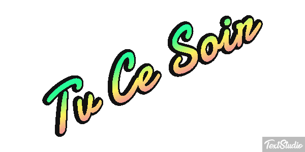 Tv Ce Soir Efeito do texto
