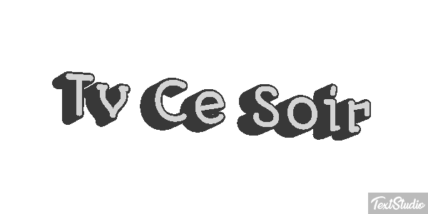 Tv Ce Soir Efeito do texto