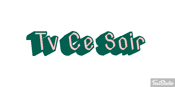 Tv Ce Soir Efeito do texto