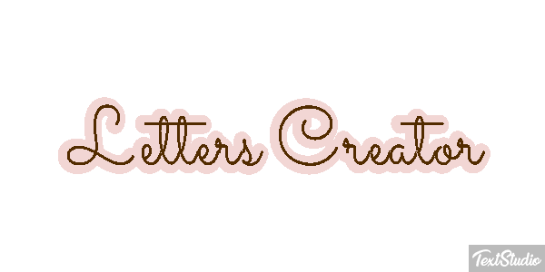 Letters Creator Text effect