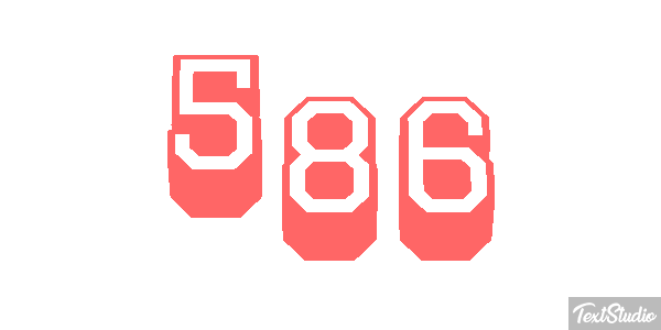 586 Effetto testo