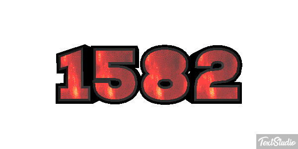1582 Text effect