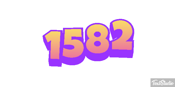 1582 Text effect