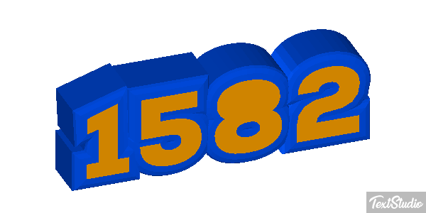 1582 Text effect