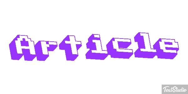Article Text effect