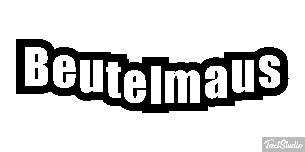 Beutelmaus Texteffekt