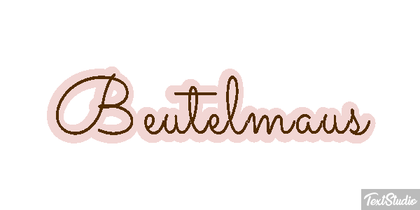Beutelmaus Texteffekt