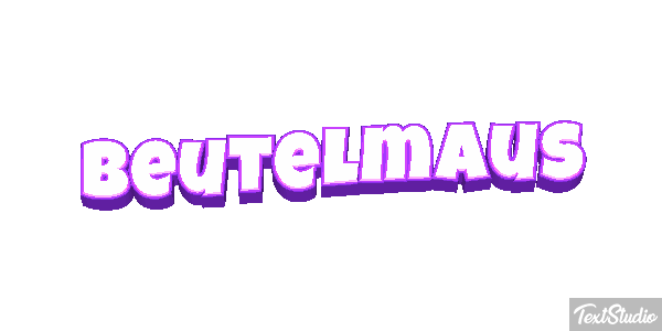 Beutelmaus Texteffekt
